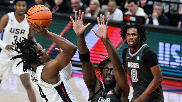 Nike Hoop Summit men's game April 8 2023 Leon Neuschwander 23